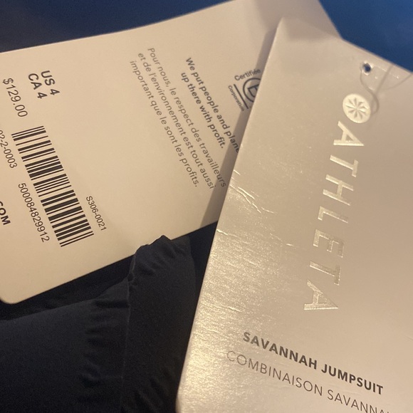 Athleta Savannah Jumpsuit // Black - Picture 8 of 16